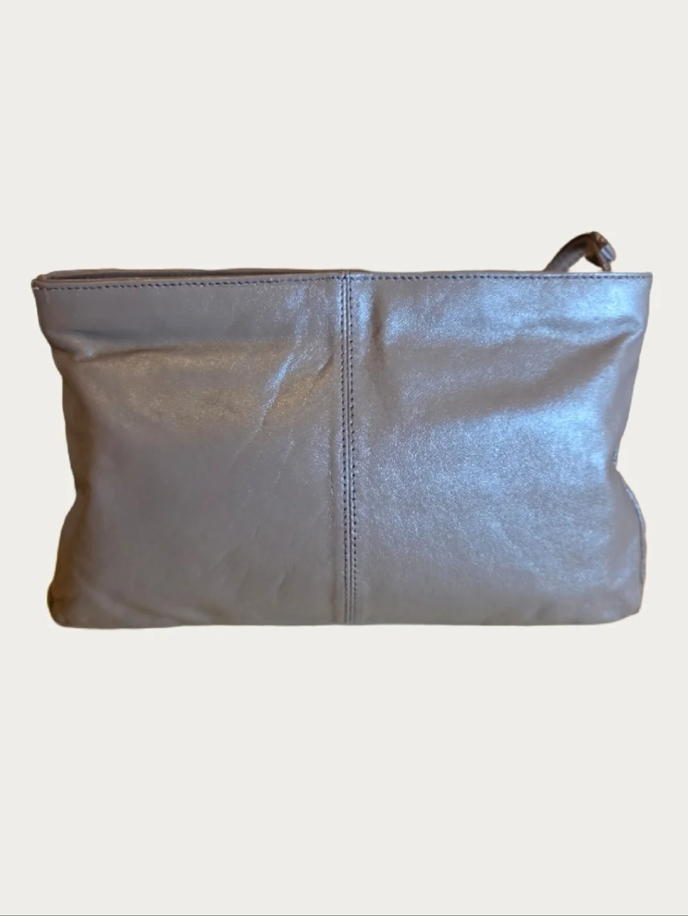 Vintage 80's Brenalini by Jonotti Brown Leather Wristlet Clutch Bag Butter Soft